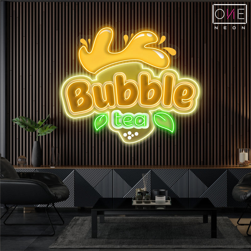 Enseigne au néon à LED Bubble Tea Bliss