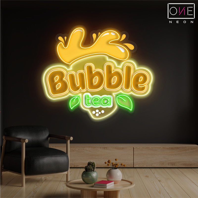 Enseigne au néon à LED Bubble Tea Bliss