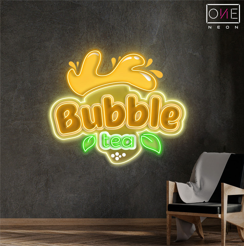 Enseigne au néon à LED Bubble Tea Bliss