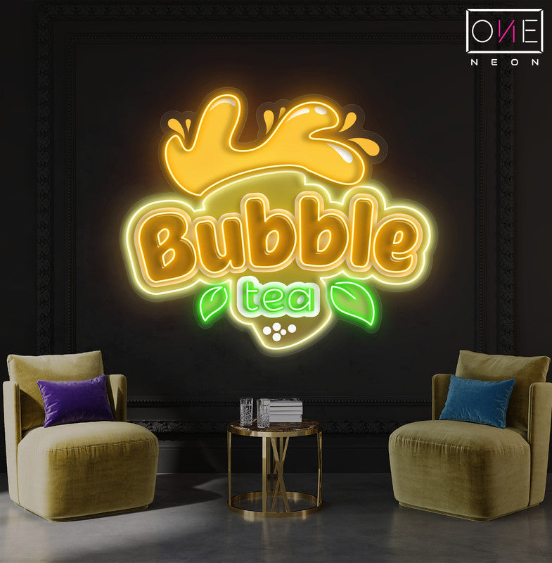 Enseigne au néon à LED Bubble Tea Bliss