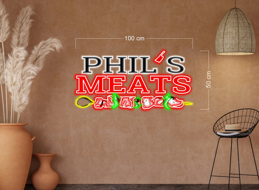 Enseigne au néon LED personnalisée pour entreprise