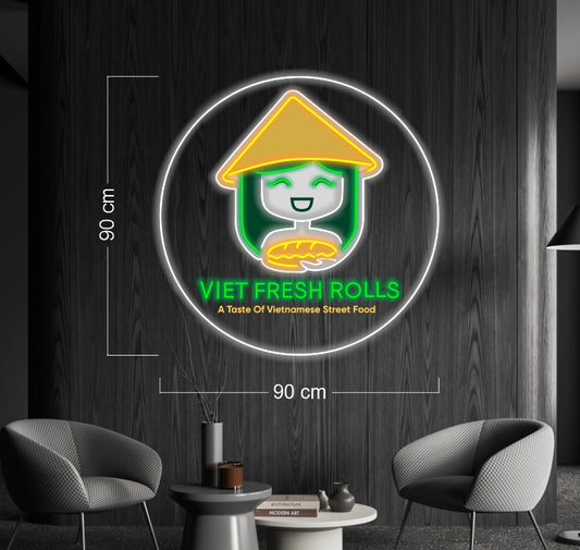 Enseigne au néon LED personnalisée pour entreprise