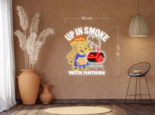 UP IN SMOKE | LED Neon Sign (waterproof option)