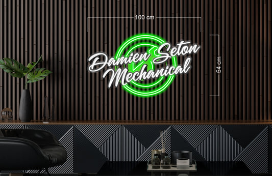 Damien Seton Mechanical | LED Neon Sign