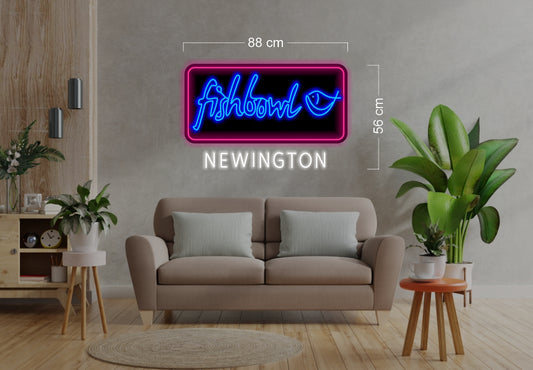 FISHBOWL | LED Neon Sign (waterproof)