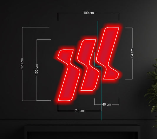 Claw emblem logo | LED Neon Sign