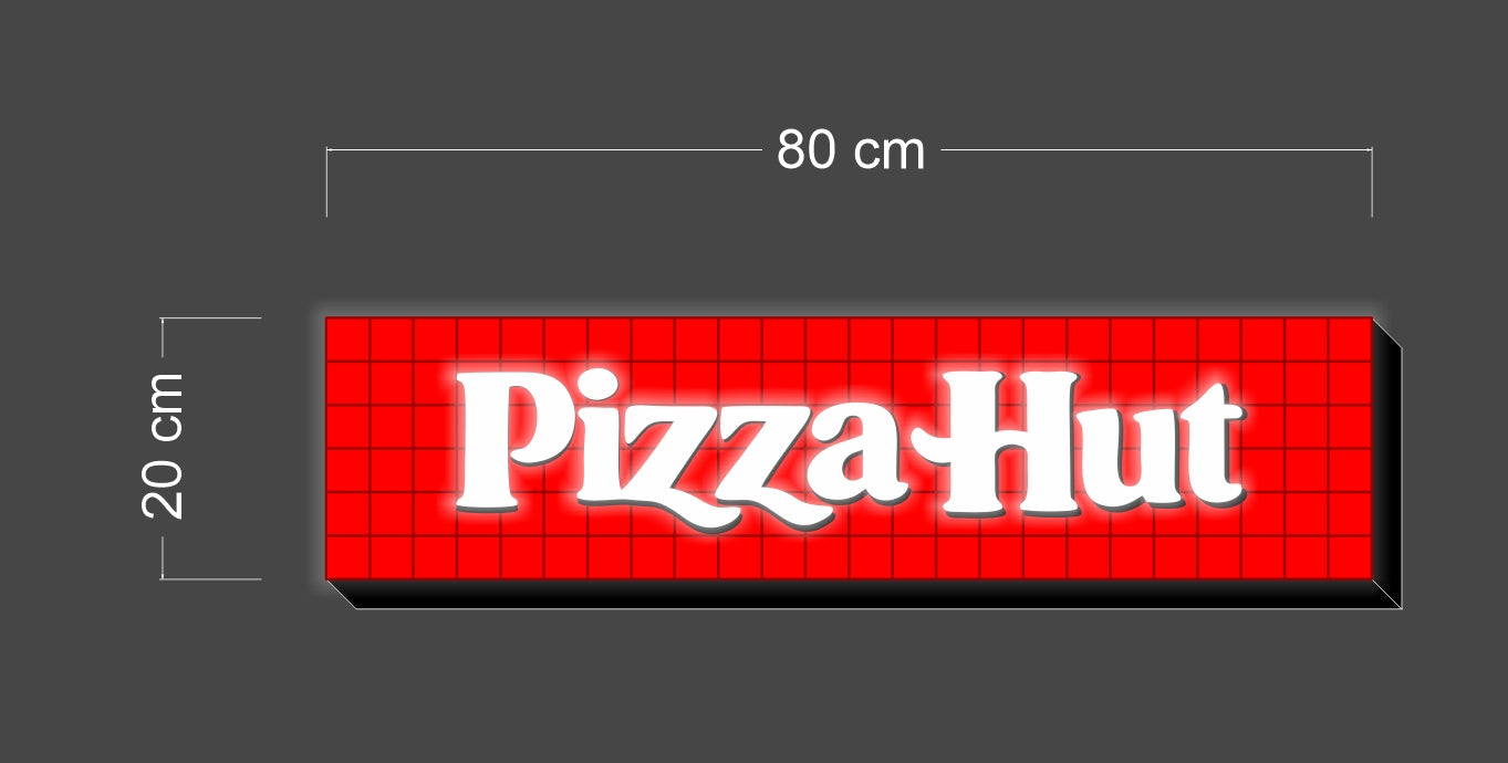 PIZZA HUT | LIGHT BOX ONE SIDE