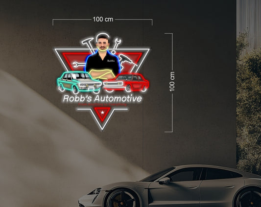 Enseigne au néon LED personnalisée pour entreprise