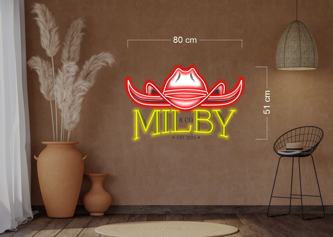 Enseigne au néon LED personnalisée pour entreprise