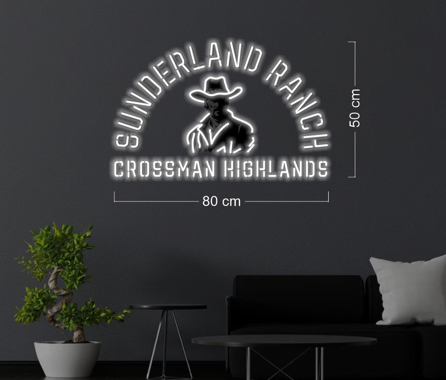 SUNDERLAND RANCH | LED Neon Sign (waterproof option)