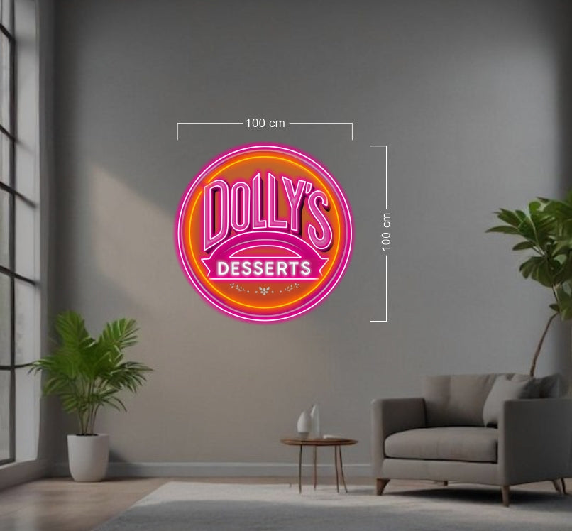 DOLLY'S DESSERTS (outdoor) | LED Neon Sign