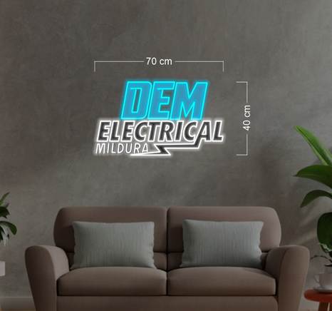 Enseigne au néon LED personnalisée pour entreprise