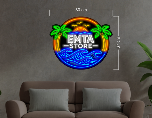 Enseigne au néon LED personnalisée pour entreprise