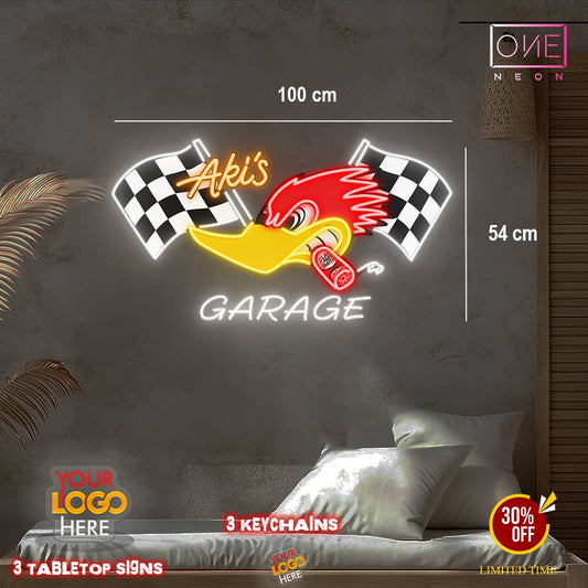 Aki's garage | LED Neon Sign