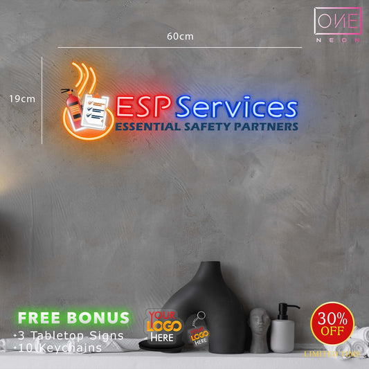 ESP Services Essential Safety Partners | LED Neon Sign