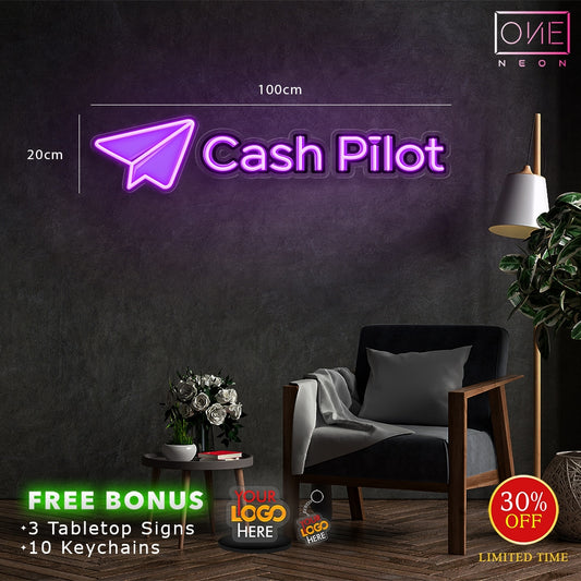 CASH PILOT | LED Neon Sign