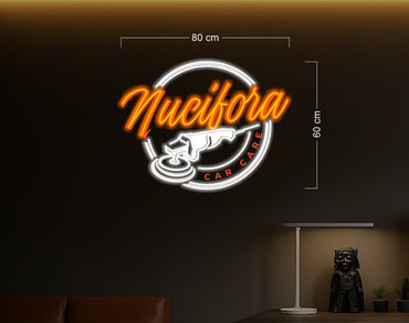 Nucifora hair care & car care | LED Neon Sign ( 2 signs)