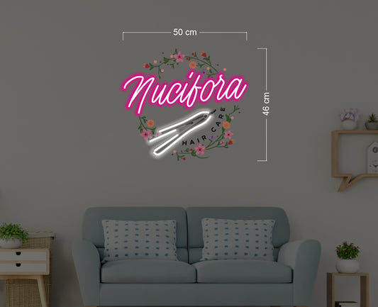 Nucifora hair care & car care | LED Neon Sign ( 2 signs)