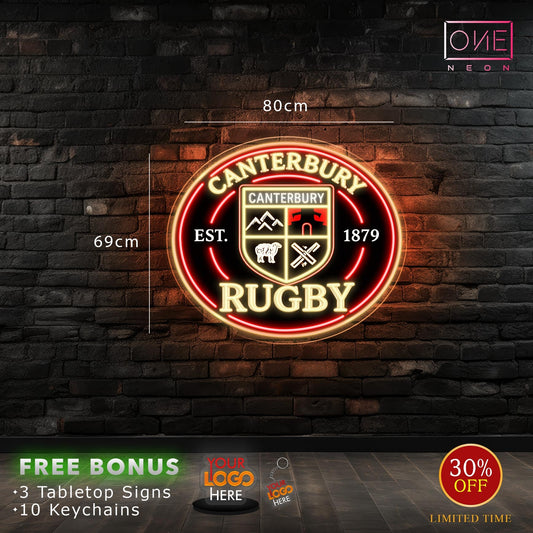 CANTERBURY RUGBY | LED Neon Sign (outdoor)