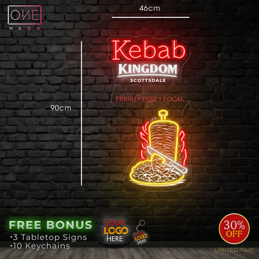 KEBAB KINGDOM | LED Neon Sign