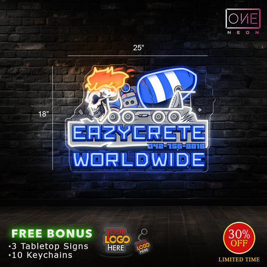 EAZYCRETE WORLDWIDE | LED Neon Sign