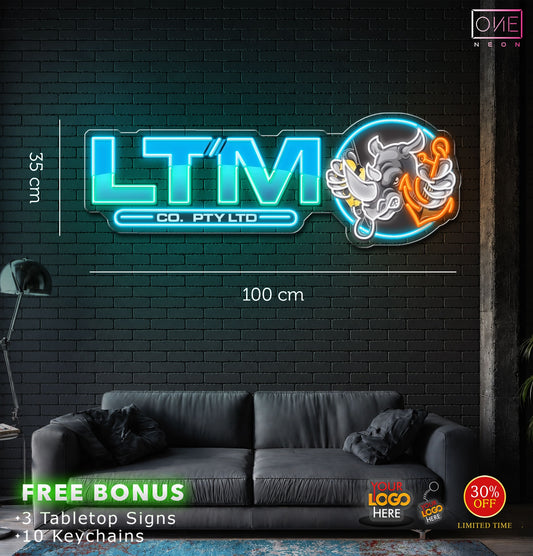 LTM logo | LED Neon Sign