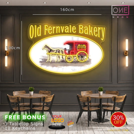 OLD FERNVALE BAKERY | LED Neon Sign (waterproof)