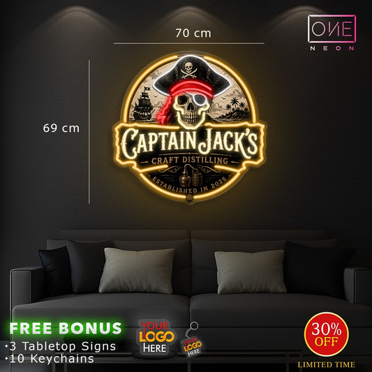 CAPTAIN JACK'S | LED Neon Sign