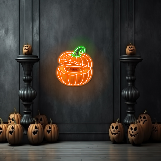 Pumpkin Halloween LED Neon Sign