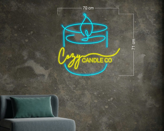 Cozy Candle Co | LED Neon Sign