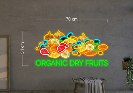 ORGANIC DRY FRUITS | LED Neon Sign