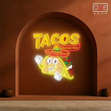 Tacos + Taqueria El Paraso Enseigne Néon