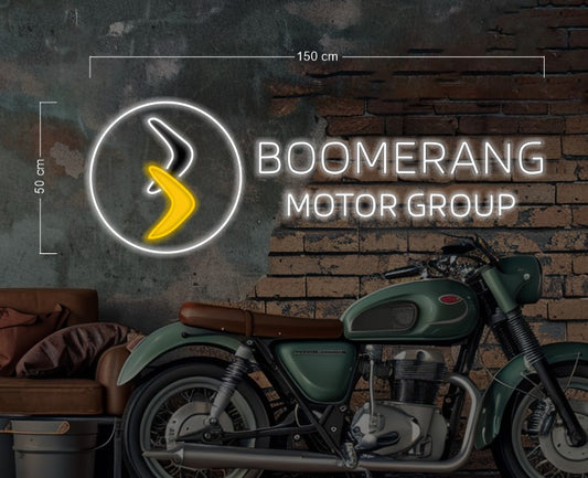 BOOMERANG MOTOR GROUP | LED Neon Sign