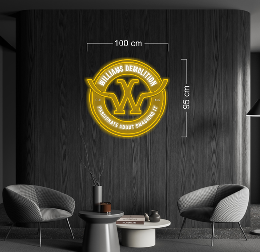 Enseigne au néon LED personnalisée pour entreprise