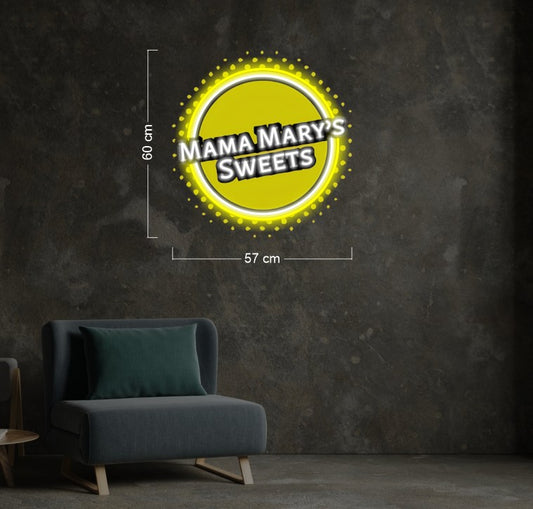 MAMA MARY'S SWEETS | LED Neon Sign