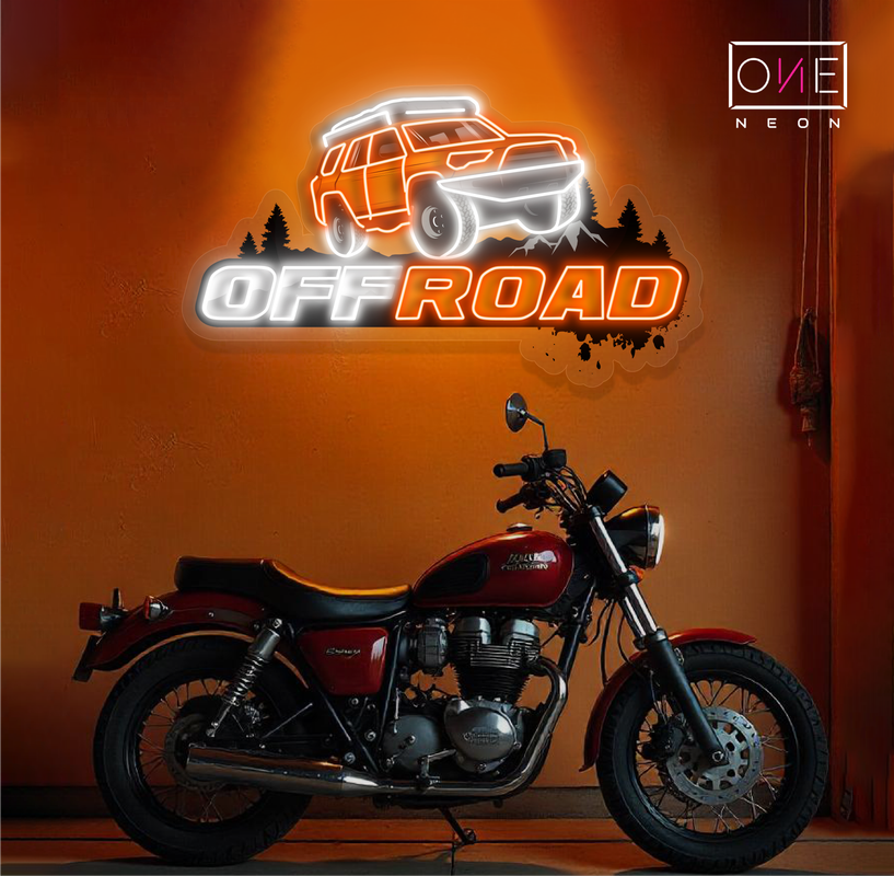 Panneau néon à LED Offroad Artwork