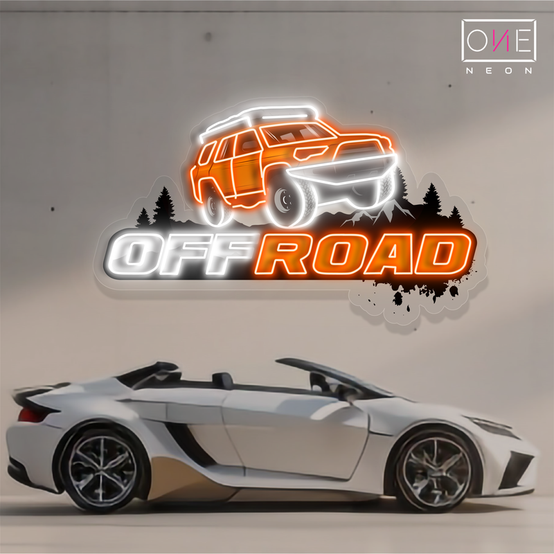 Panneau néon à LED Offroad Artwork