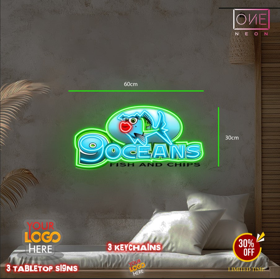 Enseigne au néon LED personnalisée pour entreprise