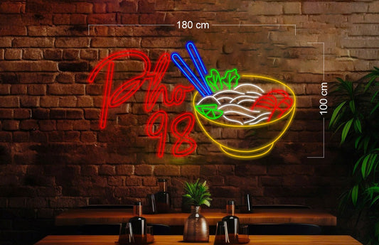 Enseigne au néon LED personnalisée pour entreprise