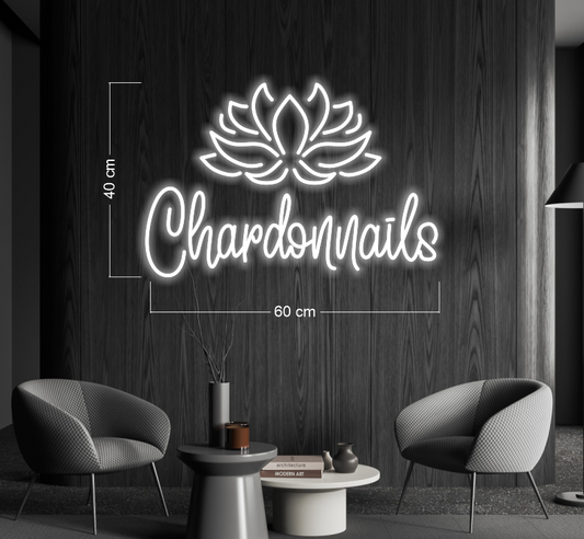 chardonnails | LED Neon Sign