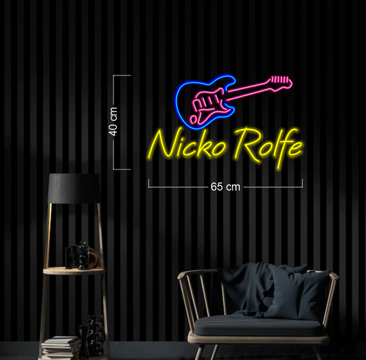 Nicko Rolfe | LED Neon Sign