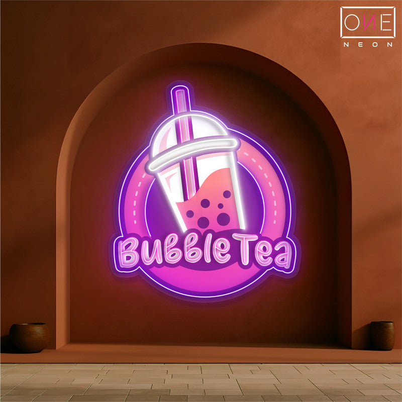 Enseigne au néon à LED Bubble Tea Delight