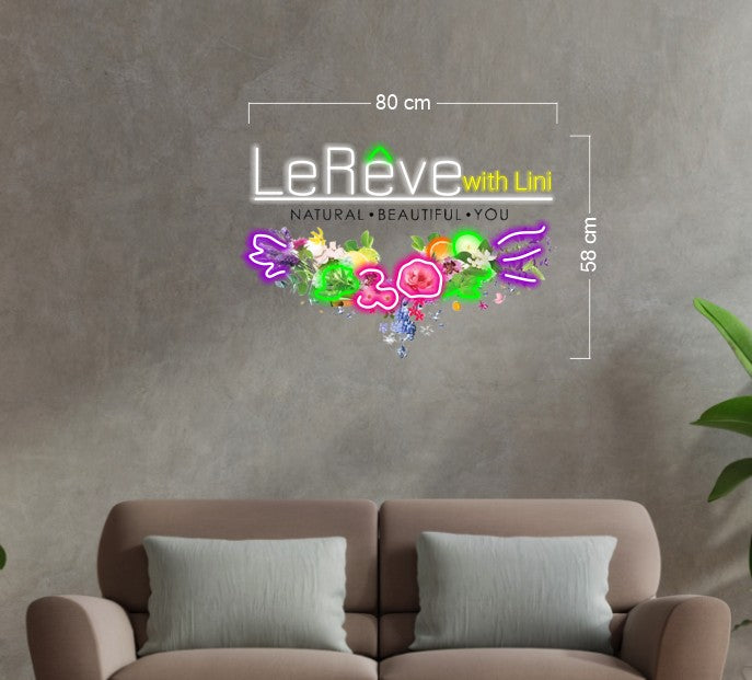 LeReve with Lini | LED Neon Sign