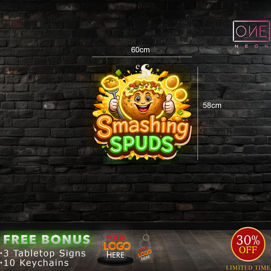 SMASHING SPUDS | LED Neon Sign