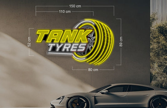 Enseigne au néon LED personnalisée pour entreprise