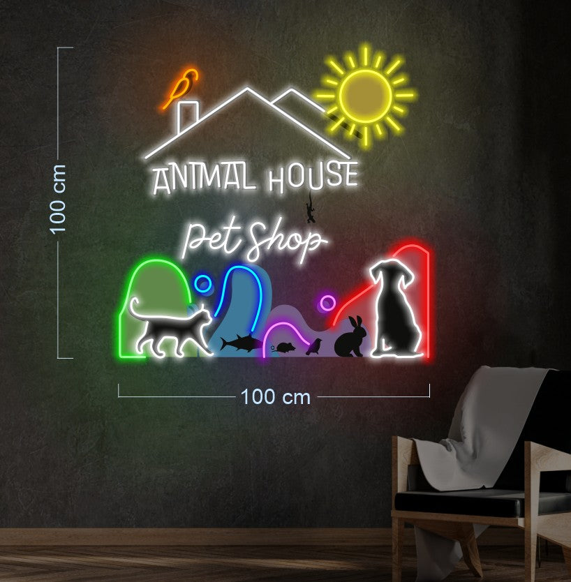 Enseigne au néon LED personnalisée pour entreprise