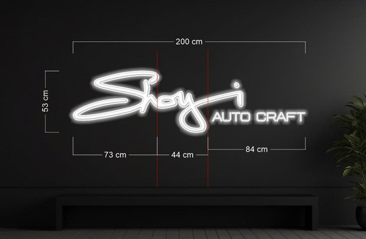 Enseigne au néon LED personnalisée pour entreprise
