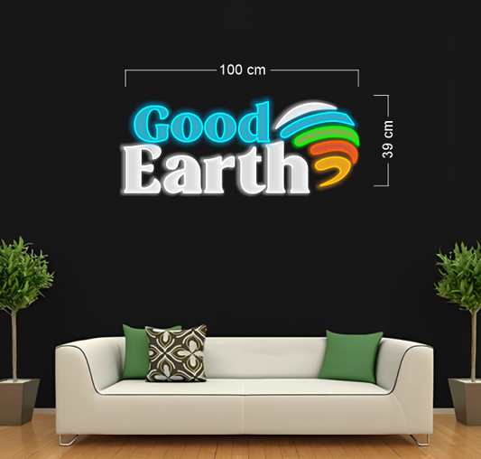 Good Earth ( 2 signs)| LED Neon Sign