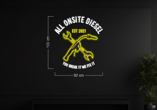 Enseigne au néon LED personnalisée pour entreprise
