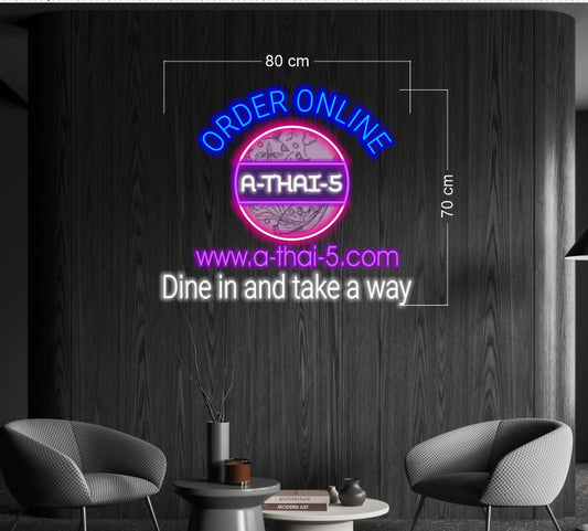 Enseigne au néon LED personnalisée pour entreprise